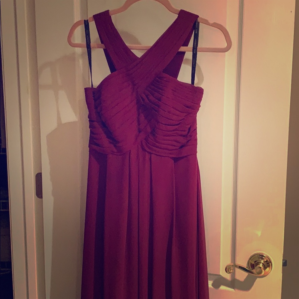 Bill Levkoff sz 4 Bridesmaid dress - Sangria